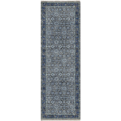 RW7082 washable chenille area rug viewed from above