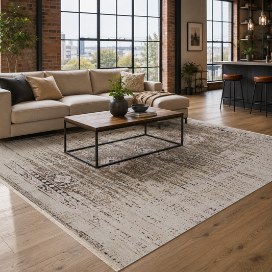 RW7086 washable chenille area rug