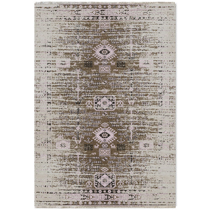 RW7086 washable chenille area rug viewed from above