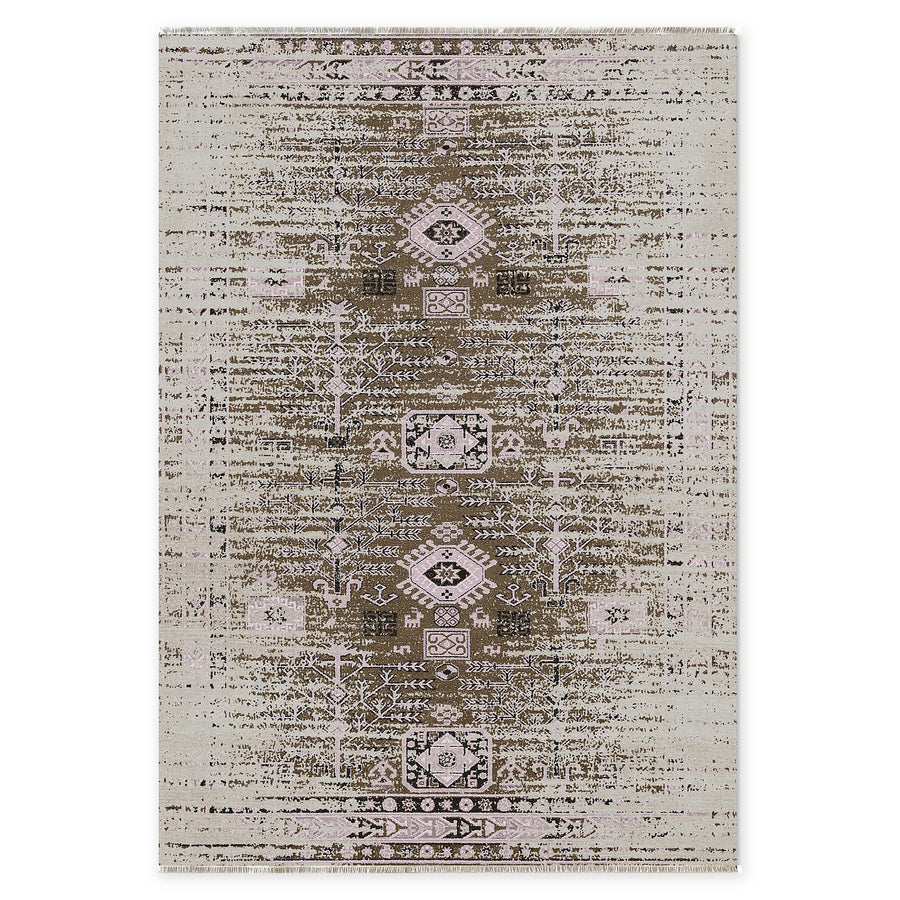 Crisp Patina Soft Green Vintage Washable Rug