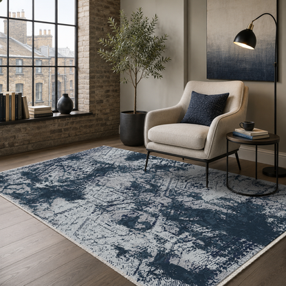 RW7087 washable chenille rug texture and pattern detail