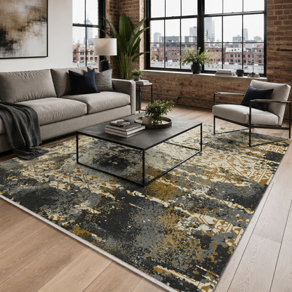RW7089 washable chenille area rug