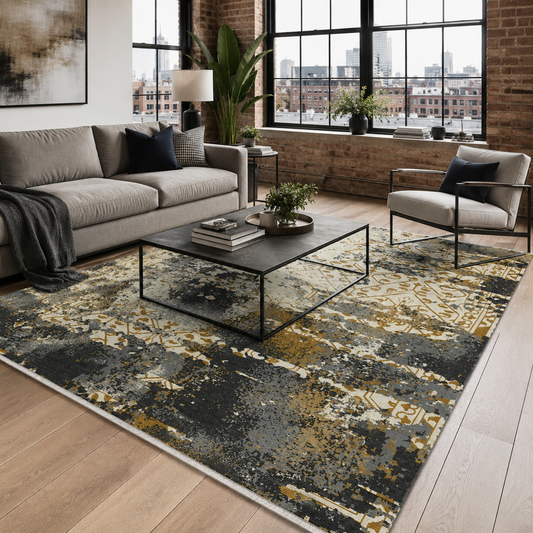 RW7089 washable chenille area rug