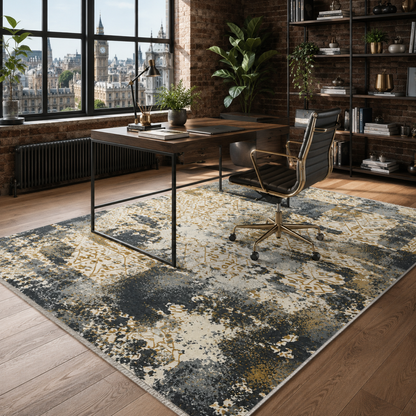 RW7089 washable chenille rug texture and pattern detail