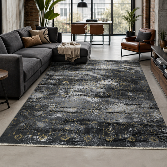 RW7090 washable chenille area rug