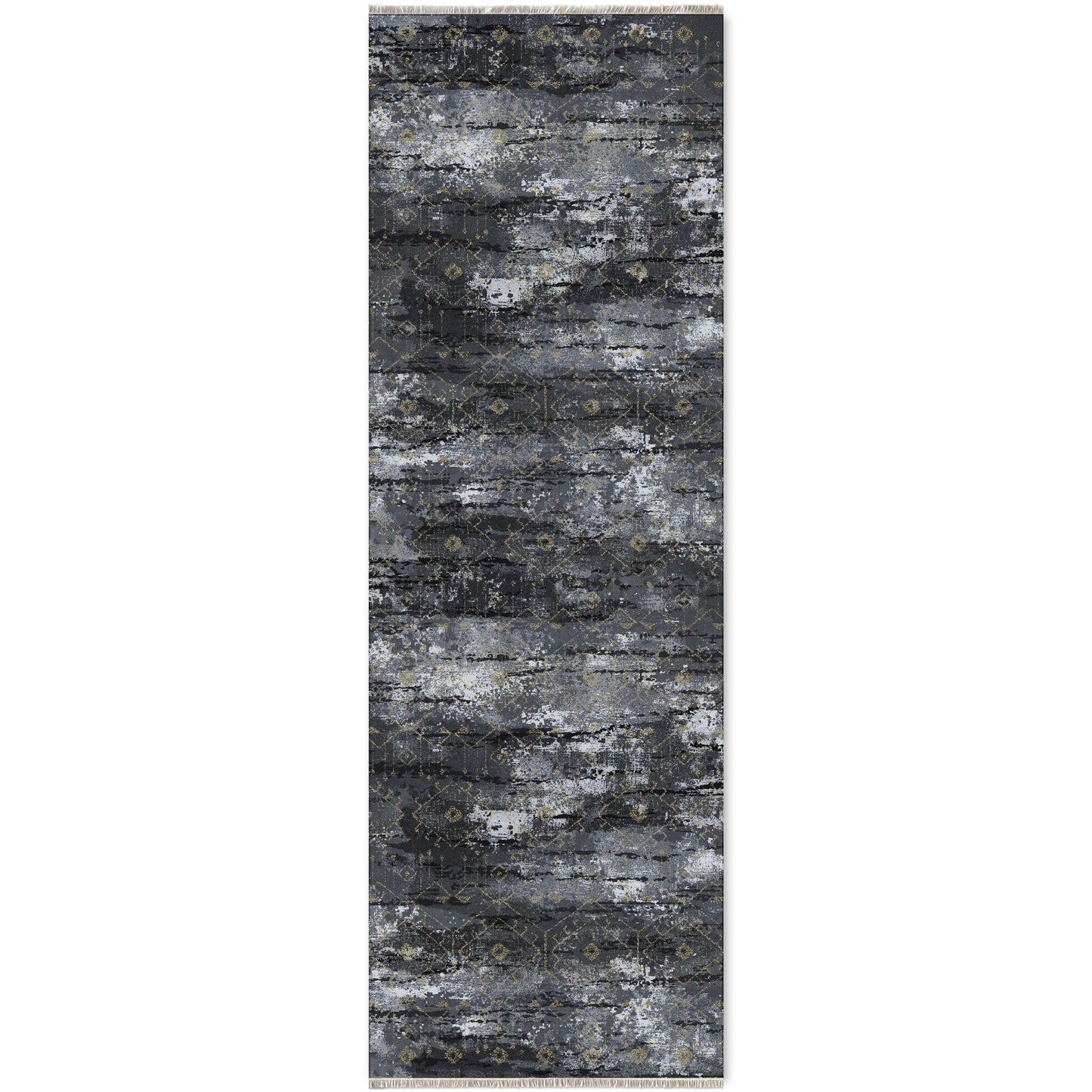 RW7090 washable chenille area rug viewed from above