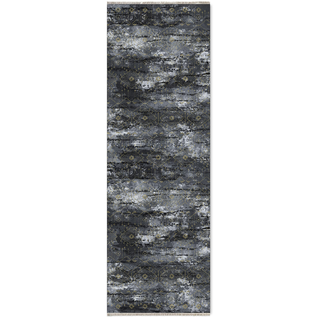 RW7090 washable chenille area rug viewed from above