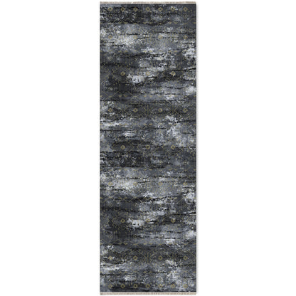 RW7090 washable chenille area rug viewed from above