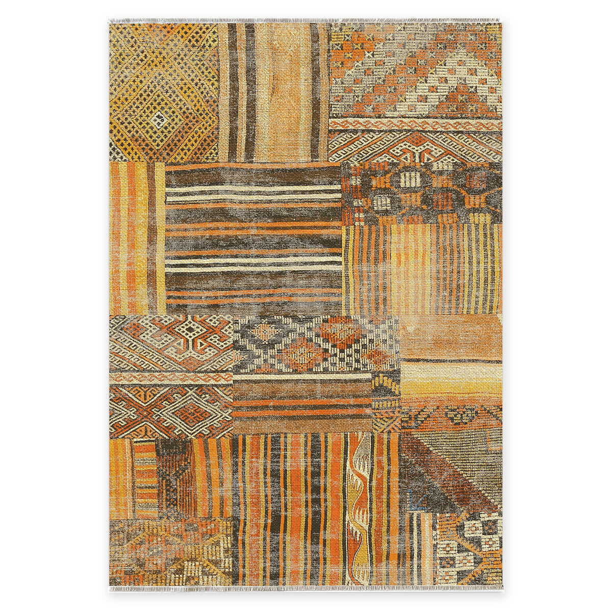RW7091 rug — top view on white background