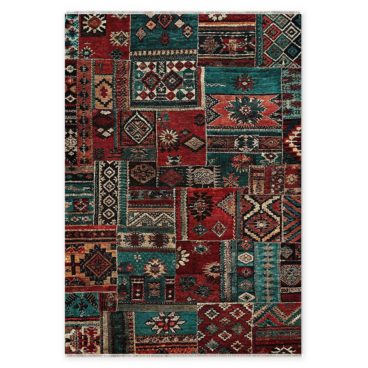 RW7096 rug — top view on white background