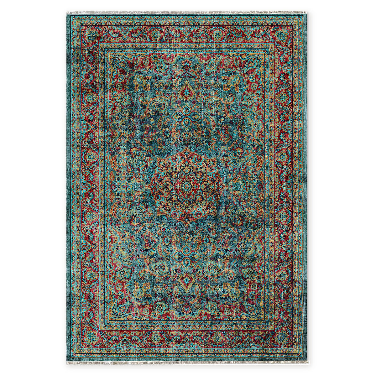 RW7105 rug — top view on white background
