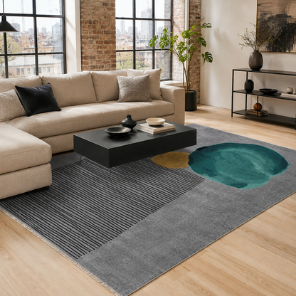 RW7106 washable chenille area rug