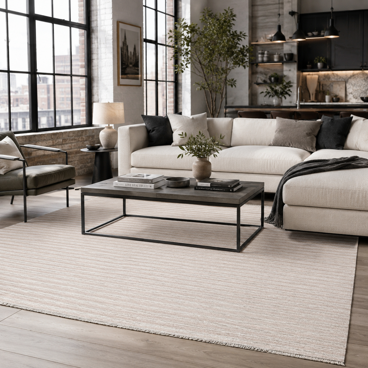 RW7111 washable chenille rug texture and pattern detail