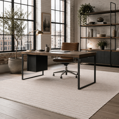 RW7111 washable chenille rug texture and pattern detail