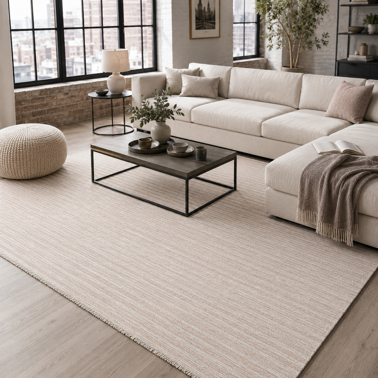 RW7111 washable chenille rug texture and pattern detail
