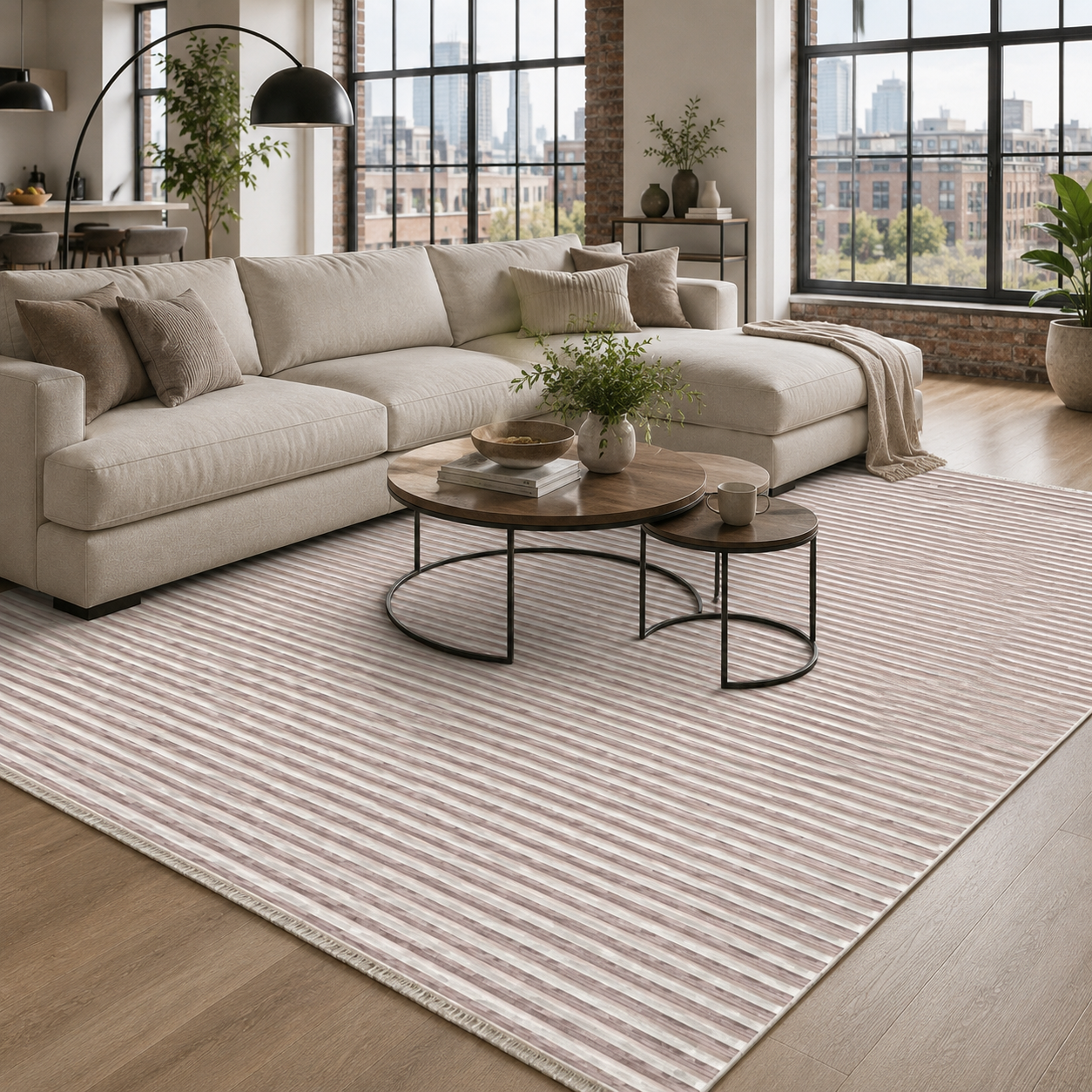 RW7112 washable chenille rug texture and pattern detail