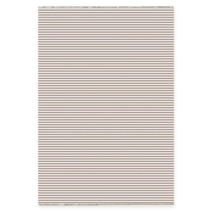 Keepsake Linework Warm Brown Modern Washable Rug