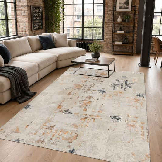 RW7116 washable chenille area rug