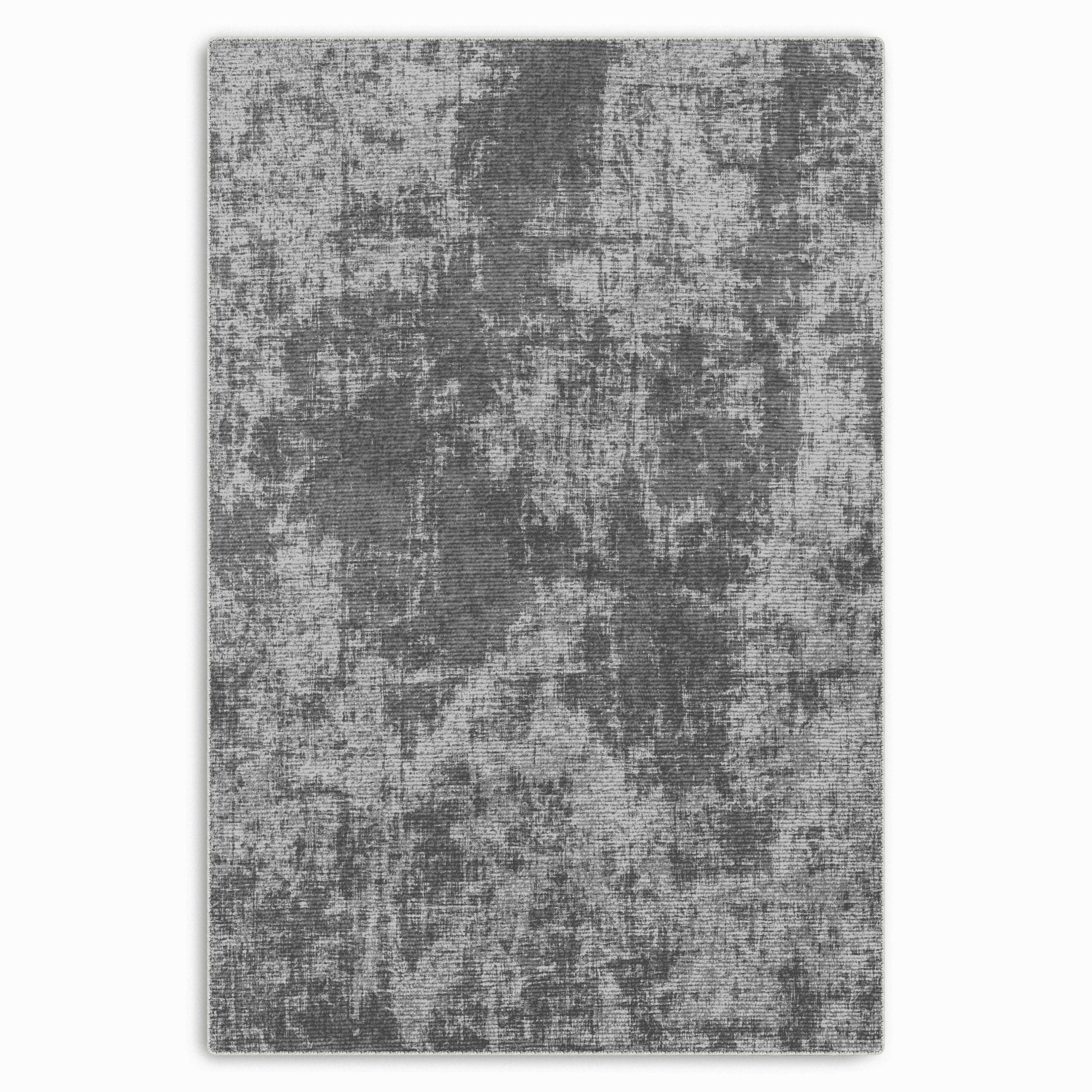 RW7117 washable chenille area rug viewed from above