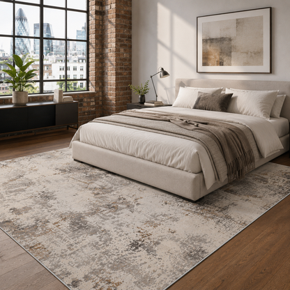 RW7122 washable chenille rug texture and pattern detail