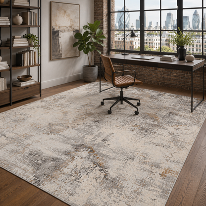 RW7122 washable chenille rug texture and pattern detail