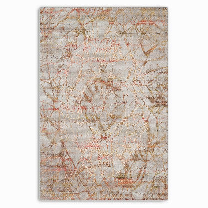 RW7125 washable chenille area rug viewed from above
