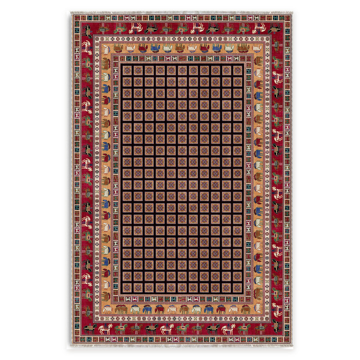 RW7131 rug — top view on white background