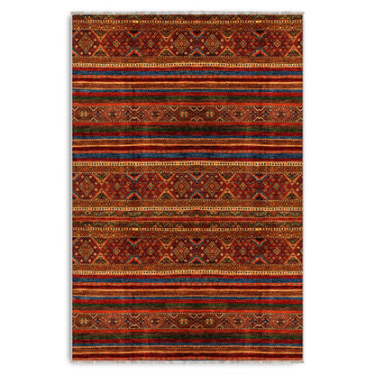 RW7133 washable chenille area rug viewed from above