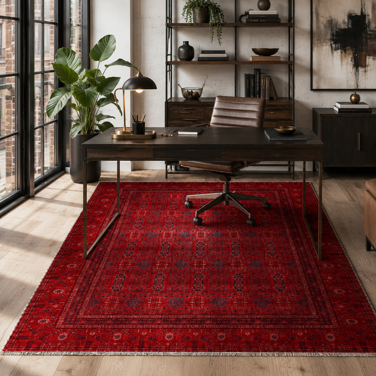 RW7138 washable chenille rug texture and pattern detail