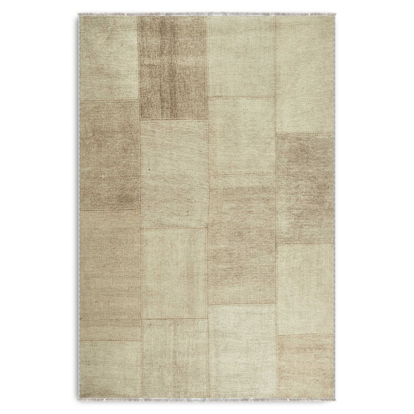RW7139 washable chenille area rug viewed from above