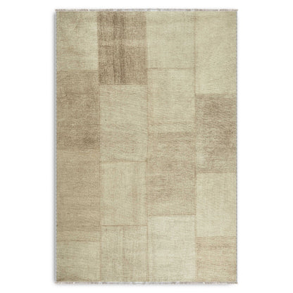 RW7139 washable chenille area rug viewed from above
