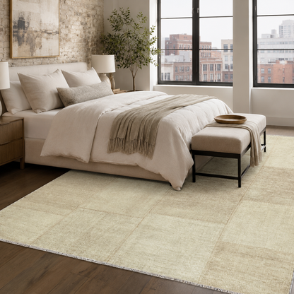 RW7139 washable chenille rug texture and pattern detail