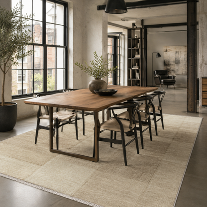 RW7139 washable chenille rug texture and pattern detail