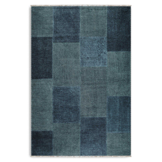 RW7140 washable chenille area rug viewed from above
