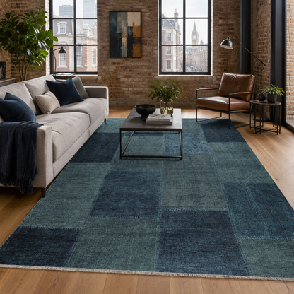 RW7140 washable chenille rug texture and pattern detail