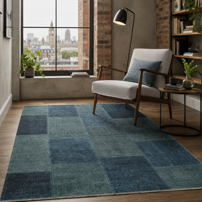 RW7140 washable chenille rug texture and pattern detail
