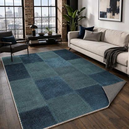 RW7140 washable chenille rug texture and pattern detail