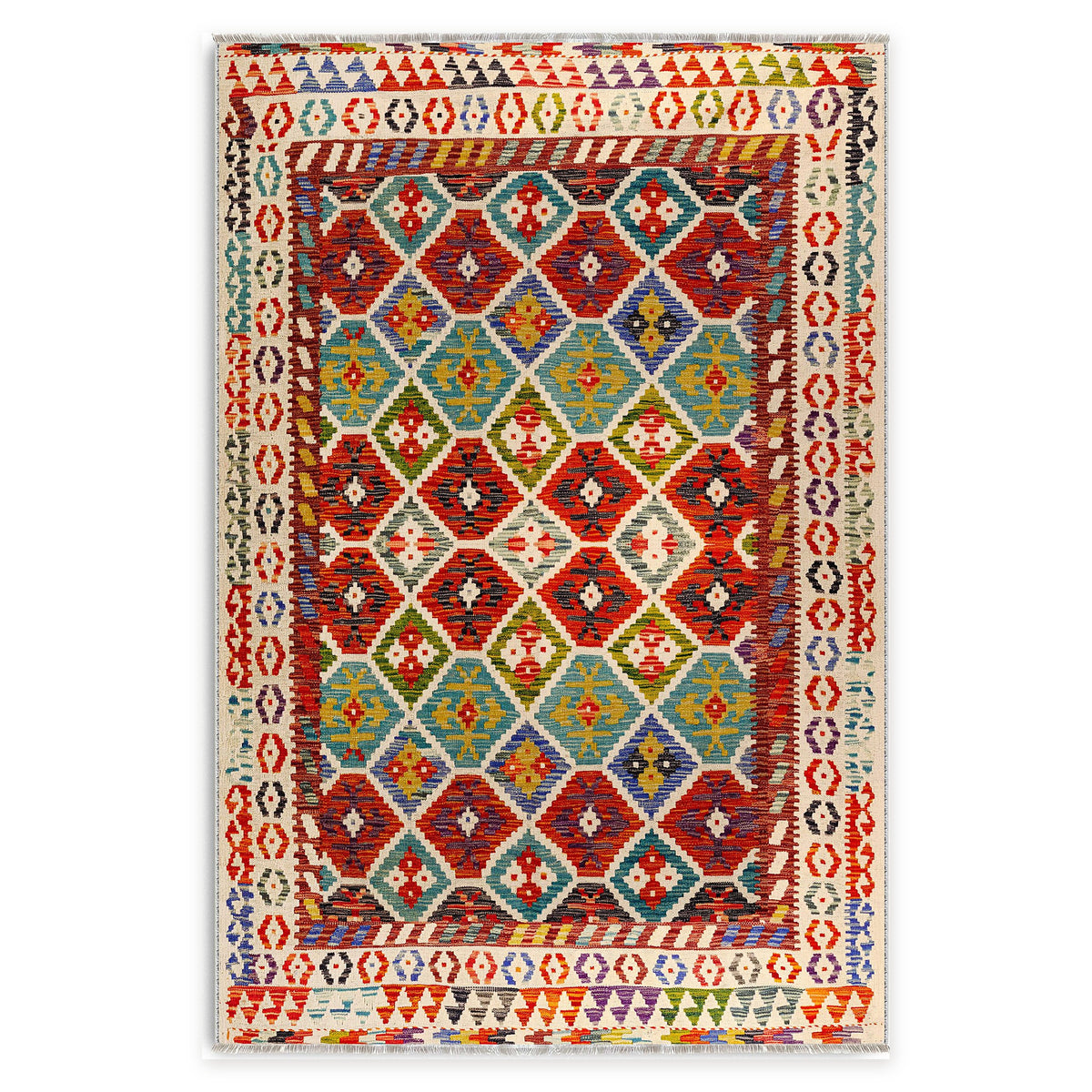 RW7141 rug — top view on white background