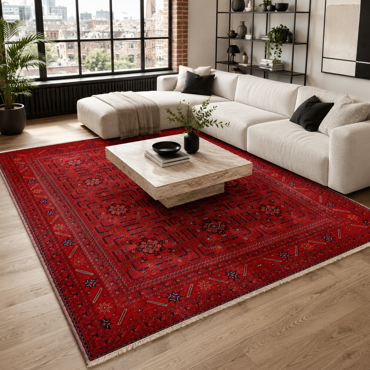 RW7143 washable chenille rug texture and pattern detail