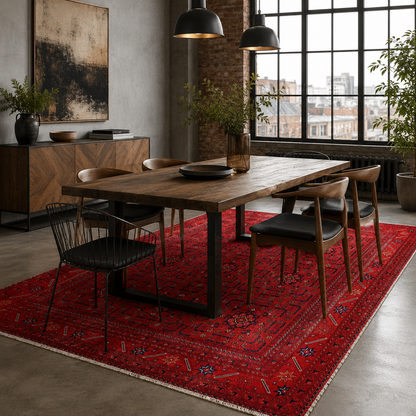 RW7143 washable chenille rug texture and pattern detail
