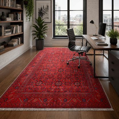 RW7143 washable chenille rug texture and pattern detail