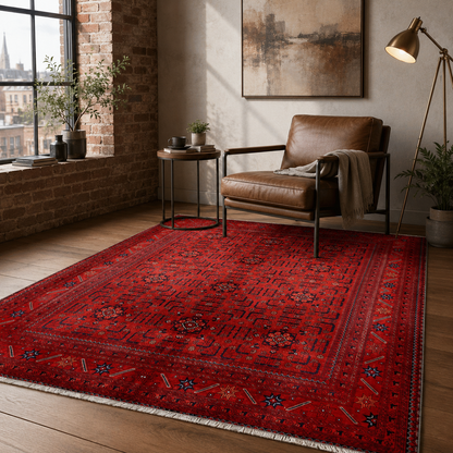 RW7143 washable chenille rug texture and pattern detail