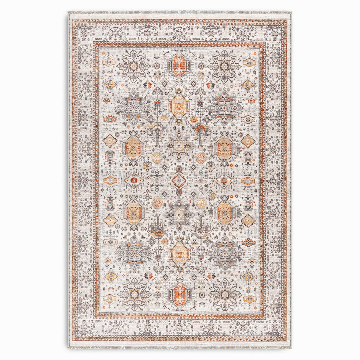 RW7144 washable chenille area rug viewed from above