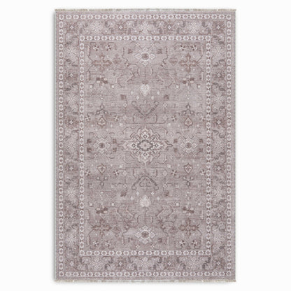 RW7148 washable chenille area rug viewed from above