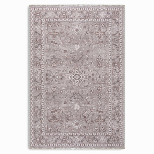RW7148 washable chenille area rug viewed from above