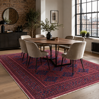 RW7152 washable chenille rug texture and pattern detail