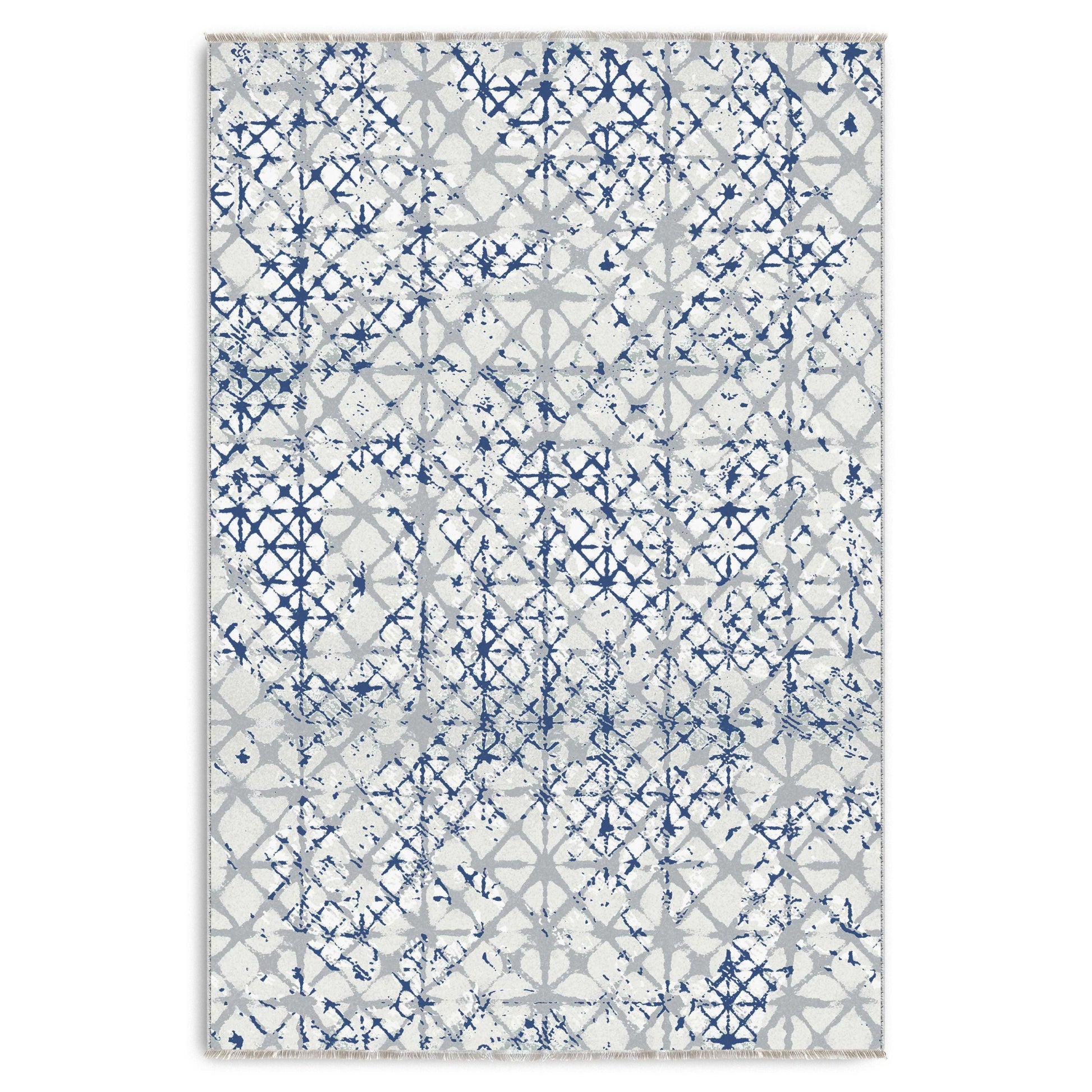 RW7159 washable chenille area rug viewed from above