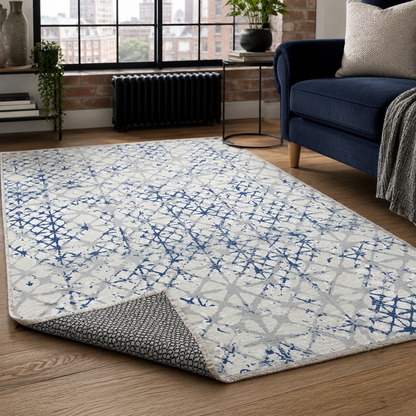 RW7159 washable chenille rug texture and pattern detail