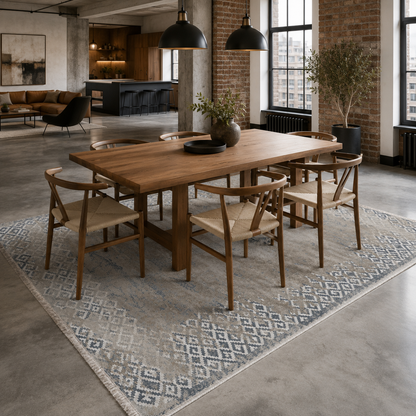 RW7160 washable chenille rug texture and pattern detail