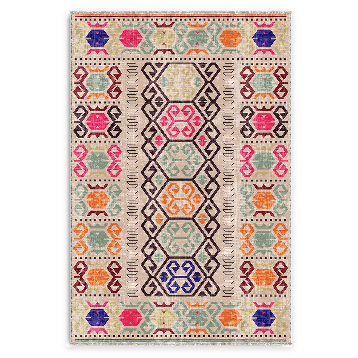 RW7162 rug — top view on white background